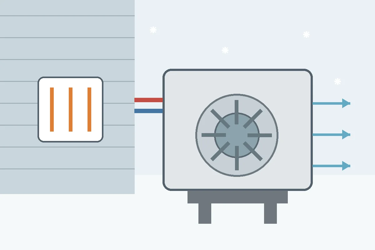 Cold-climate heat pump installed as an energy-efficient upgrade for a Montreal home